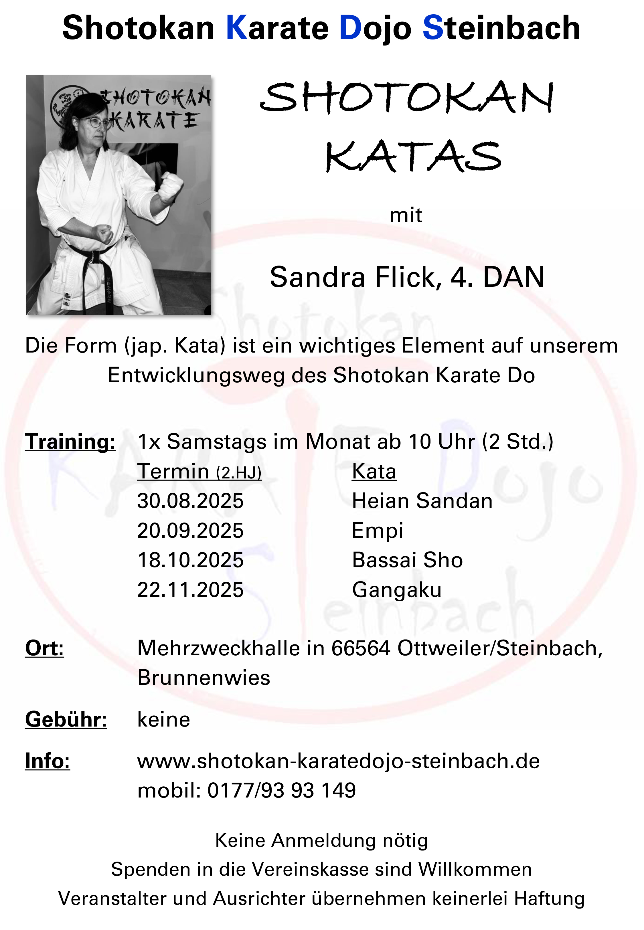 Ausschreibung 2HJ KD Steinbach 20062025