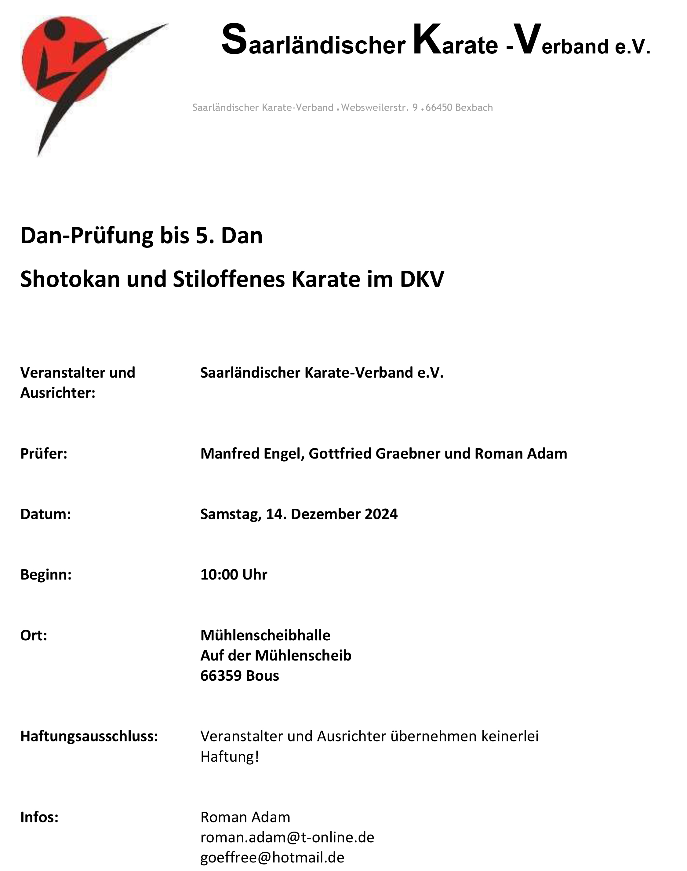 Dan Prufung Bous Dezember 2024